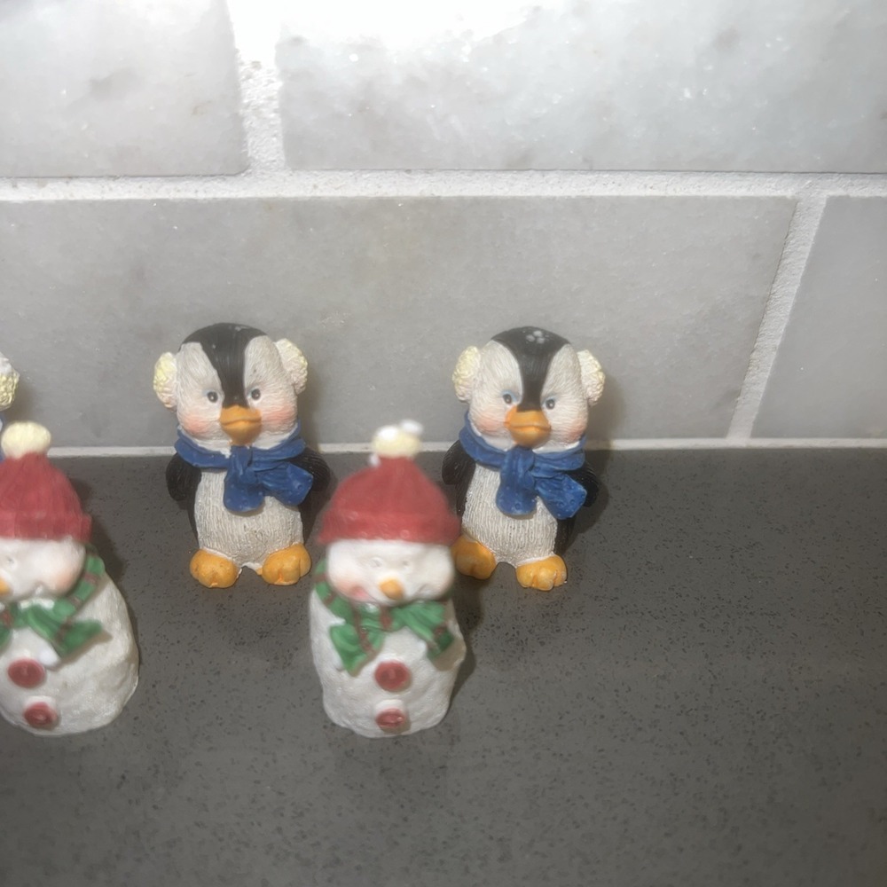 Avon Vintage Snowmen & Penguins TicTacToe "GAME PIECES ONLY"Collectible - Picture 5 of 7